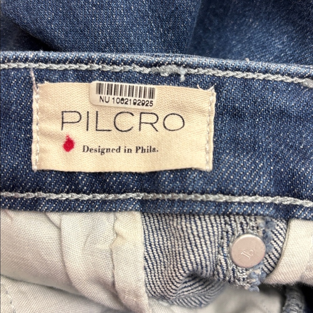 Pilcro Blue Wide Leg Jeans - Picture 12 of 14